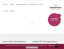 Tablet Screenshot of impluspartner.de